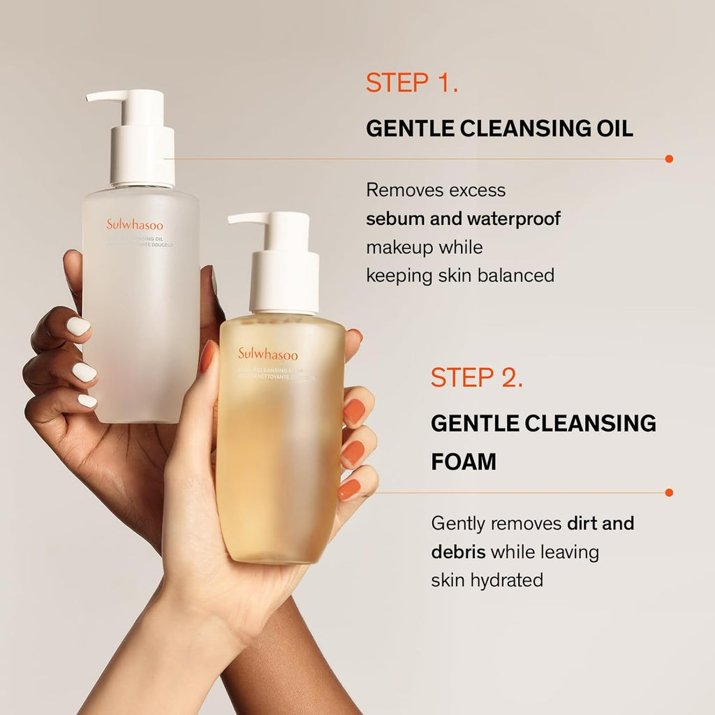 Gentle Cleansing Foam: Travel Sized Nutrient-Rich Lather for Skin Comforting Pore Cleansing 1.69 Fl. Oz.