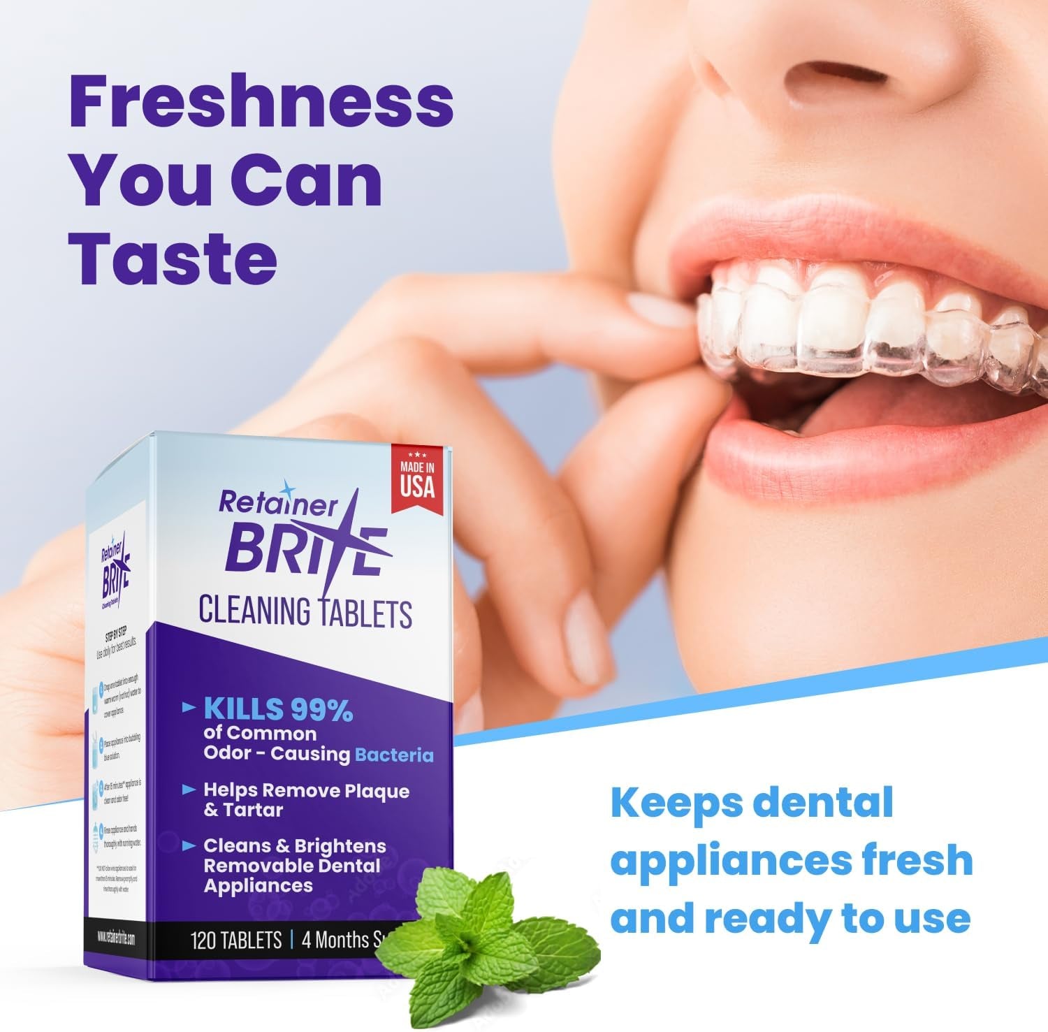 Cleaning Tablets - 96 Tablets (New Formulation)