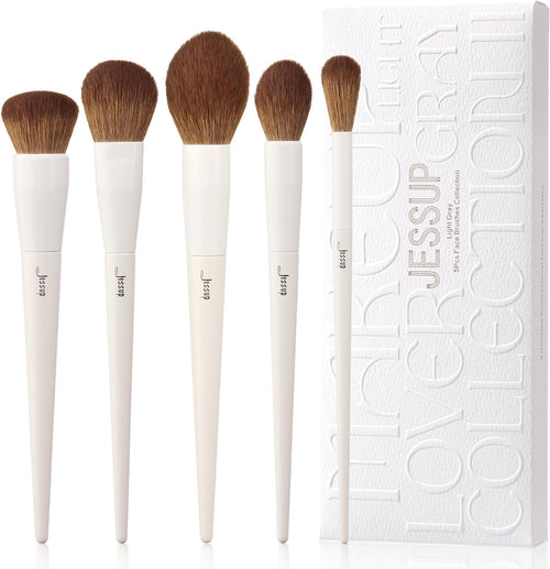 Makeup Brushes Set Jessup Make up Brushes 14Pcs Black Kabuki Foundation Eyeshadow Contour Concealer Powder Eyeliner Crease Eyebrow Blending Brush, T336