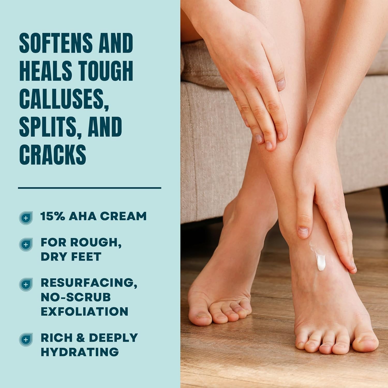 Foot Repair Foot Cream Therapy, Foot Cream for Dry Cracked Heels - 3 Oz Tube (Packaging May Vary)