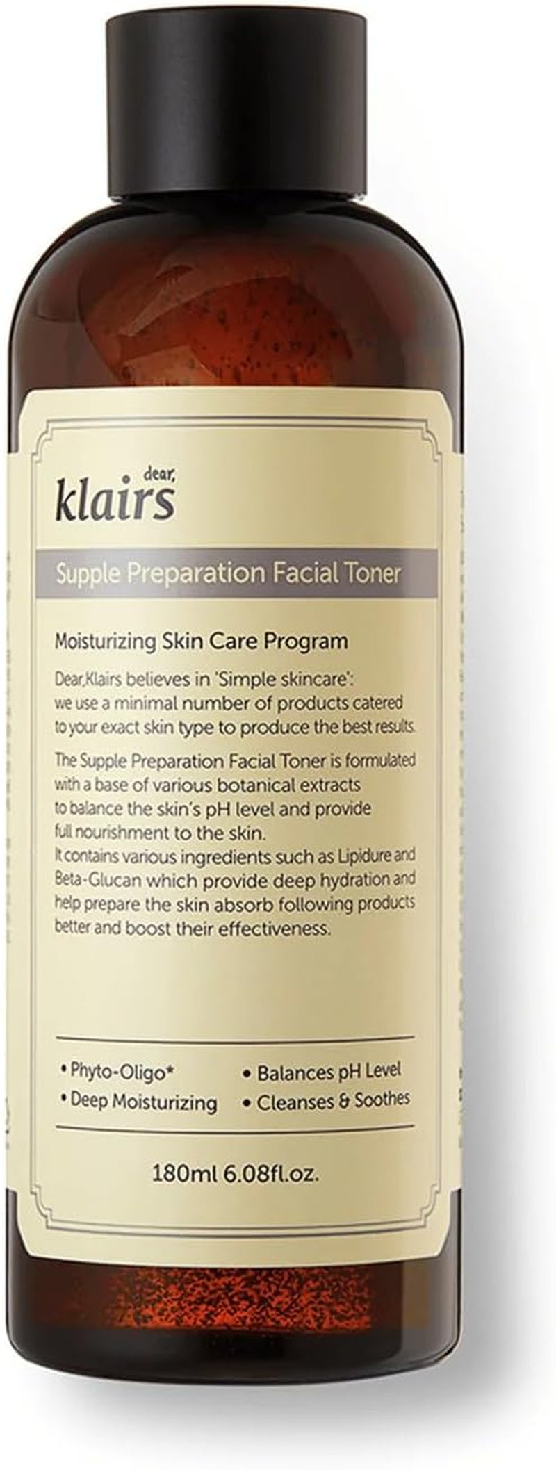 KLAIRS Supple Preparation Facial Toner, 180Ml, 0.245 Kg Pack of 1