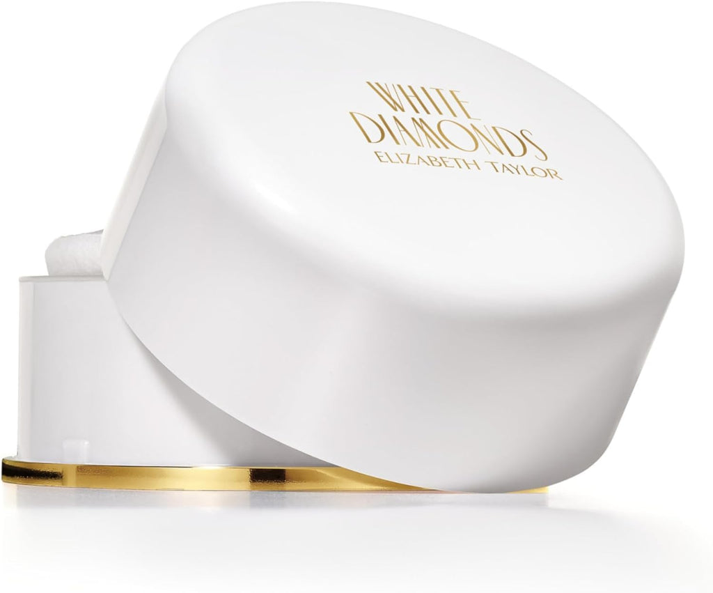 White Diamonds Perfumed Body Powder with Puff 2.6 Oz/ 75 G, 77 Ml Pack of 1
