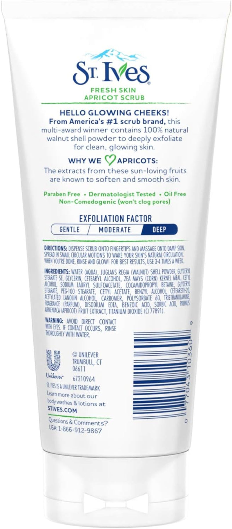 Face Scrub Apricot 6 Oz (Pack of 7)