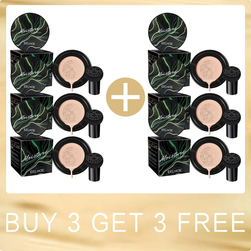 Mushroom Air Cushion CC Cream Mushroom Head Waterproof Brighten Base Makeup Cosmetics Professional Concealing Foundation