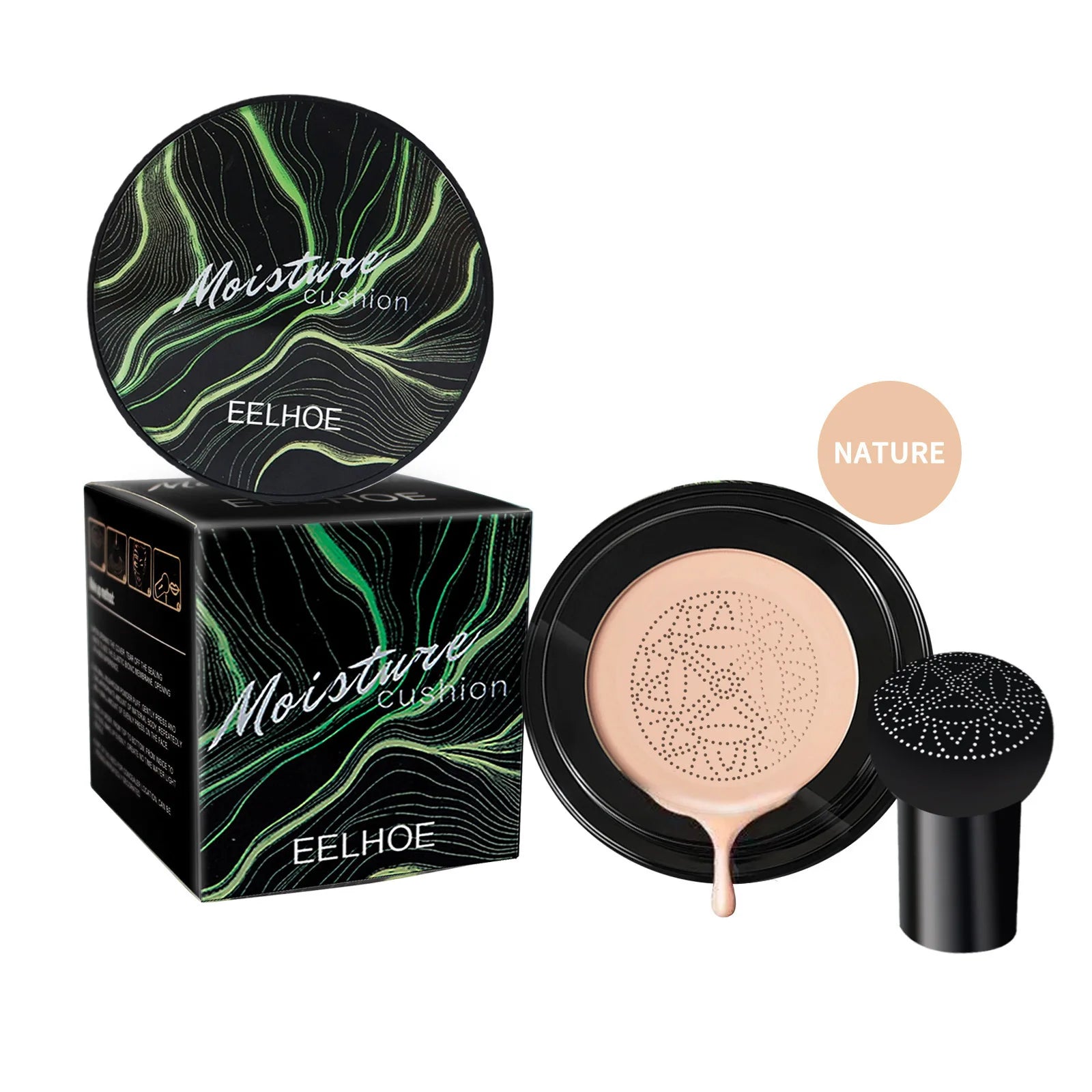 Mushroom Air Cushion CC Cream Mushroom Head Waterproof Brighten Base Makeup Cosmetics Professional Concealing Foundation