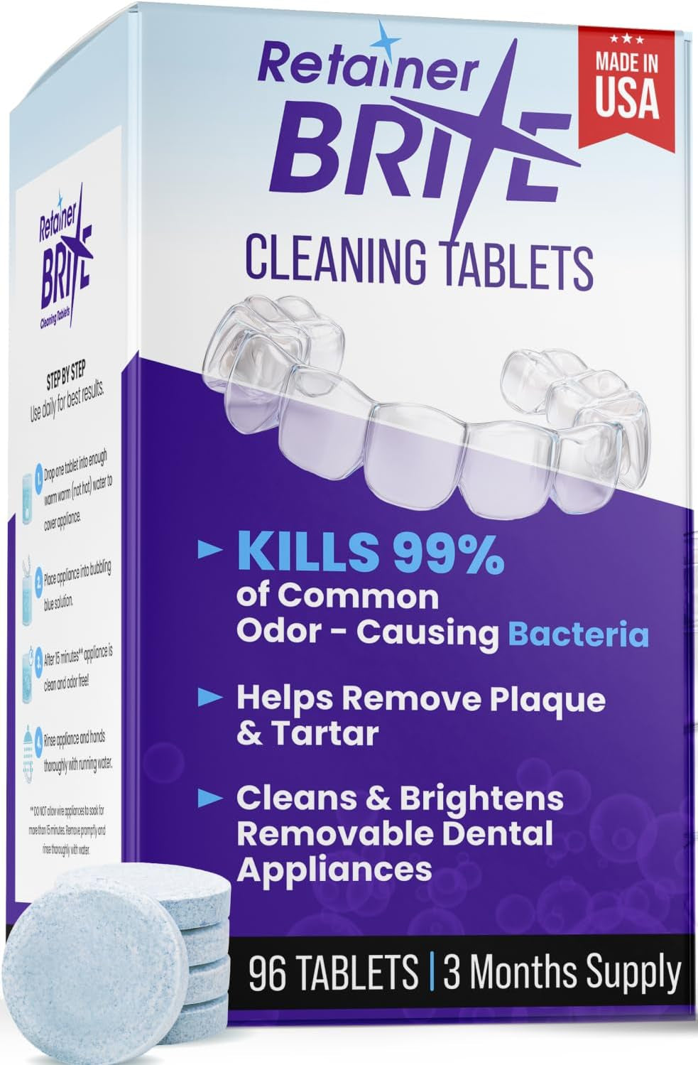 Cleaning Tablets - 96 Tablets (New Formulation)