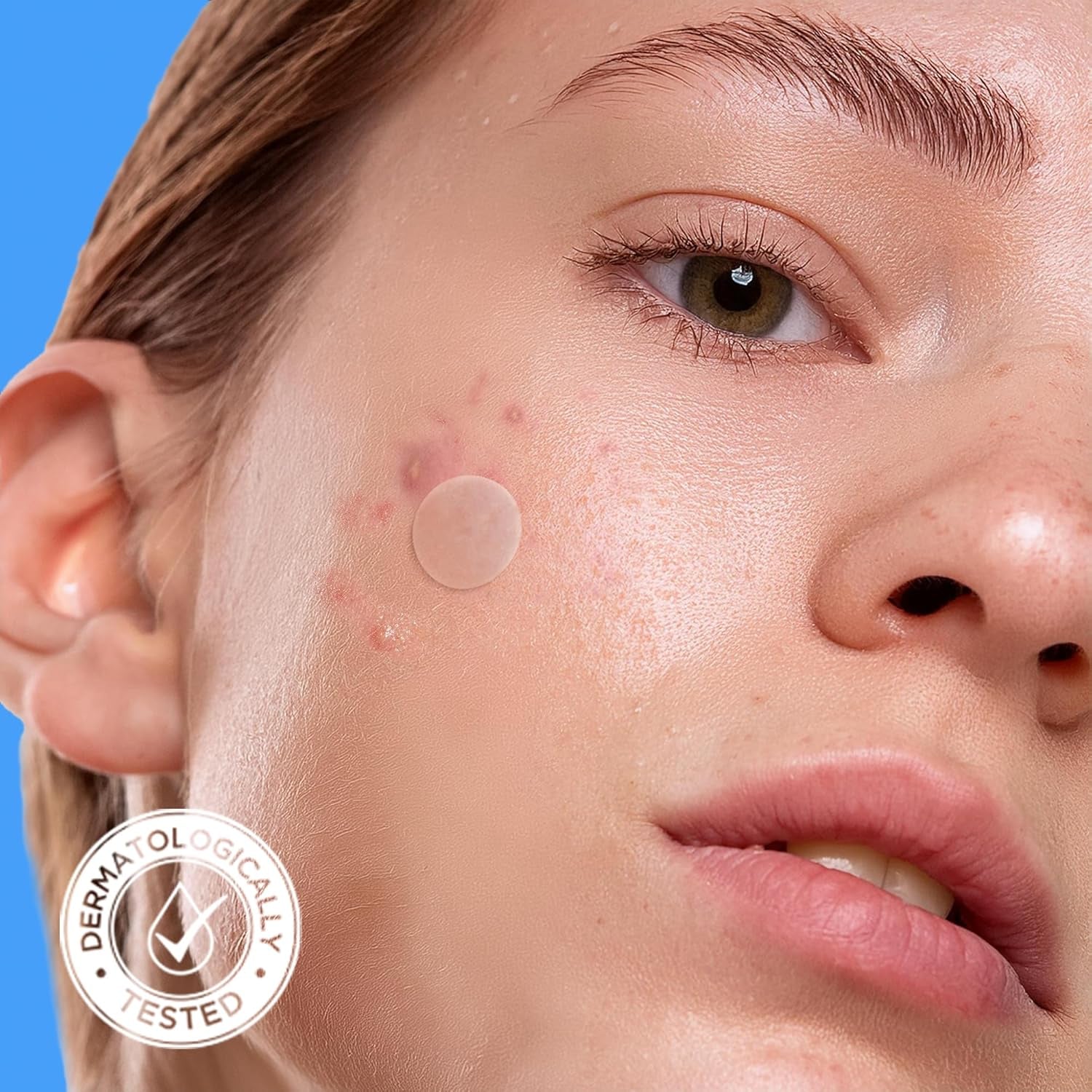 Spot Patch for Face, Hydrocolloid Patches for Covering Blemishes, with Tea Tree, Calendula, & Cica, Cruelty-Free (10-14 Mm, 80 Count)