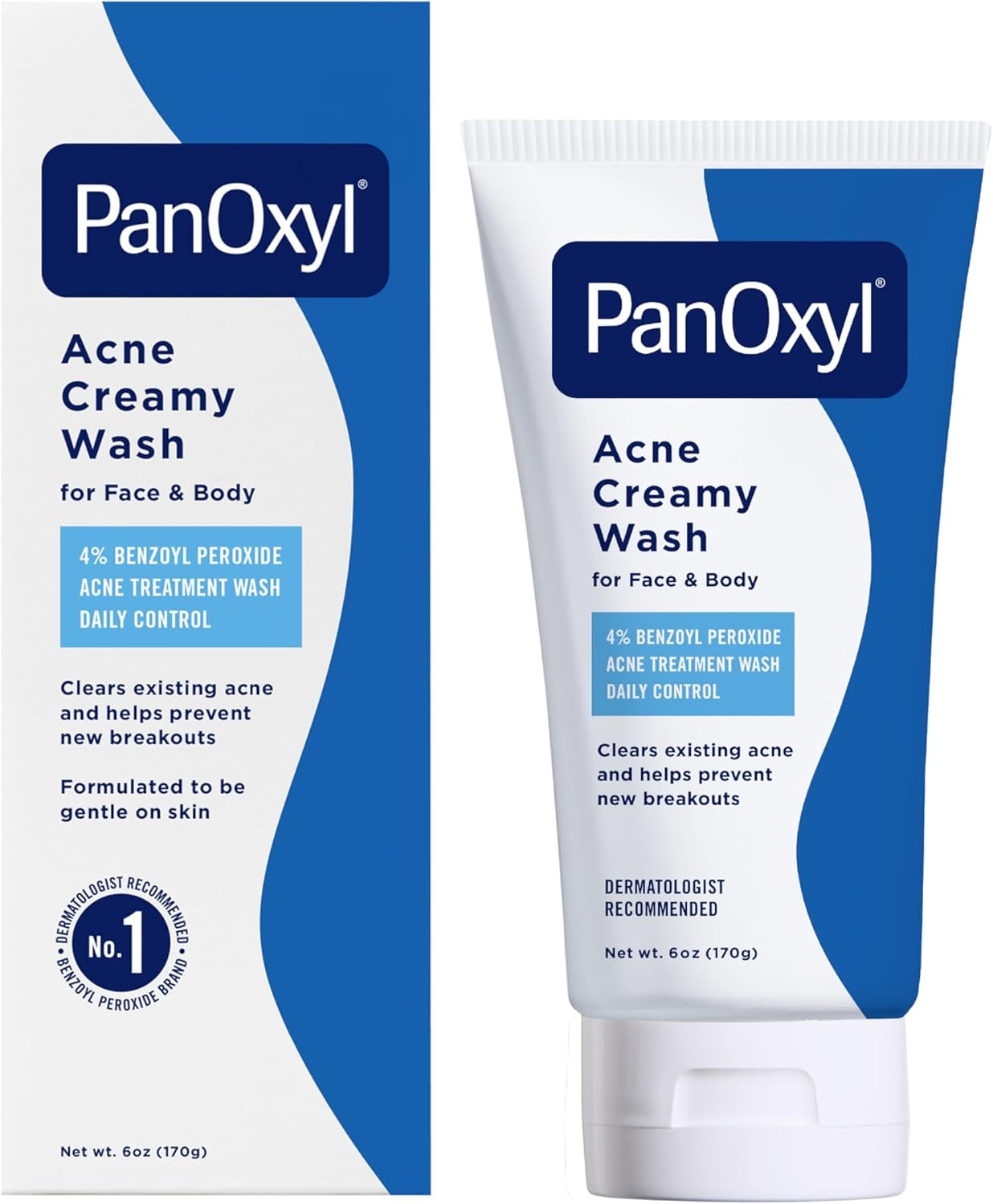 Benzoyl Peroxide 4% Daily Control Acne Creamy Wash 6 Oz (170G)