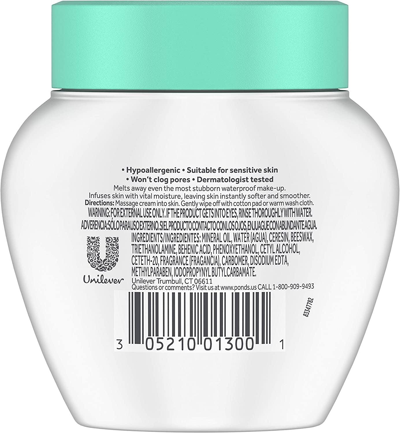 Cold Cream Cleanser, 3.5 Oz