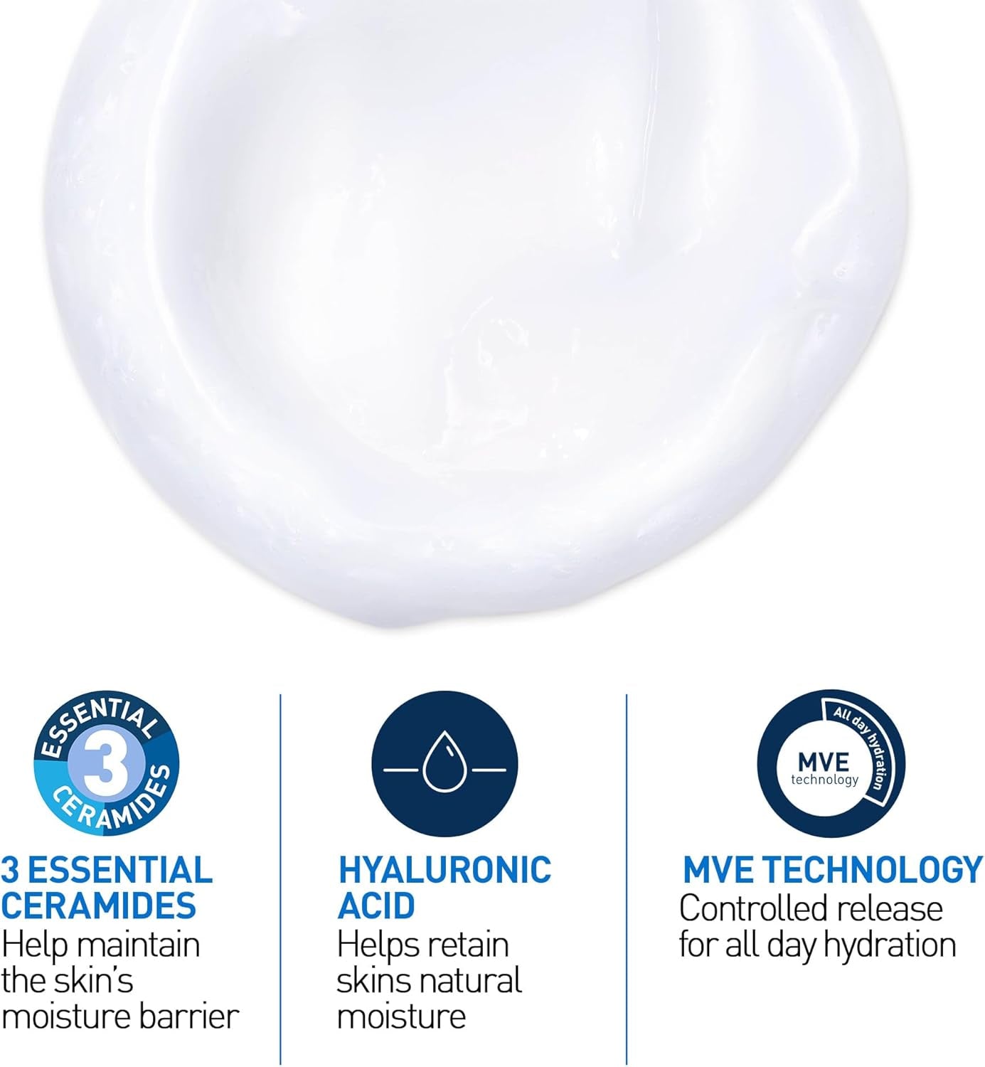 Cerave Hydrating Cleanser Face Wash, for rmal to Dry Skin, Hyaluronic Acid + 3 Essential Ceramides, Cleanses and Hydrates without Disrupting Natural Skin Barrier of the Face & Body