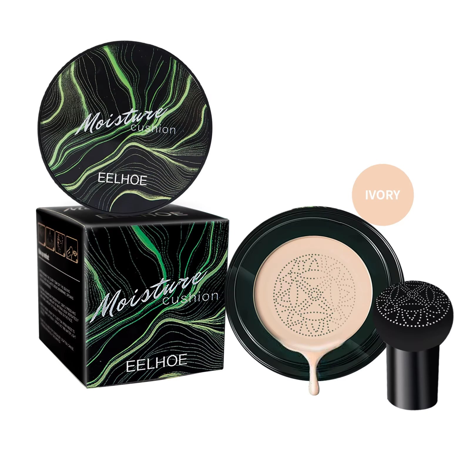 Mushroom Air Cushion CC Cream Mushroom Head Waterproof Brighten Base Makeup Cosmetics Professional Concealing Foundation