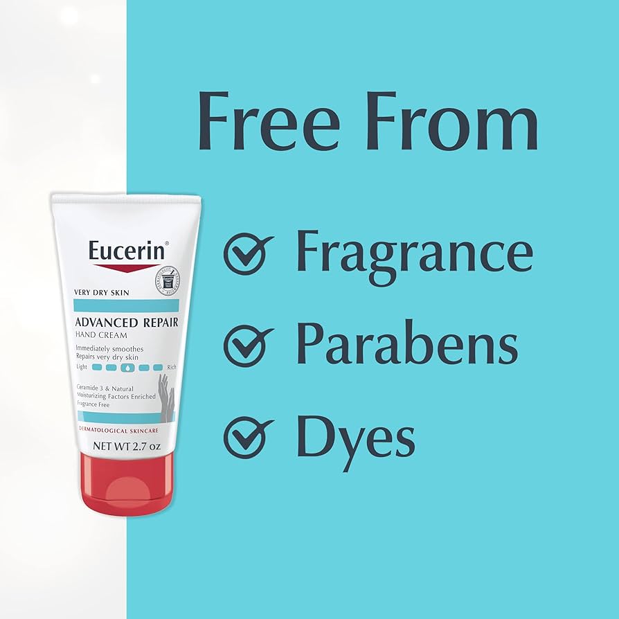 Eucerin Advanced Repair Hand Cream Pack of 3