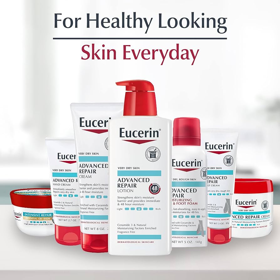 Eucerin Advanced Repair Hand Cream Pack of 3