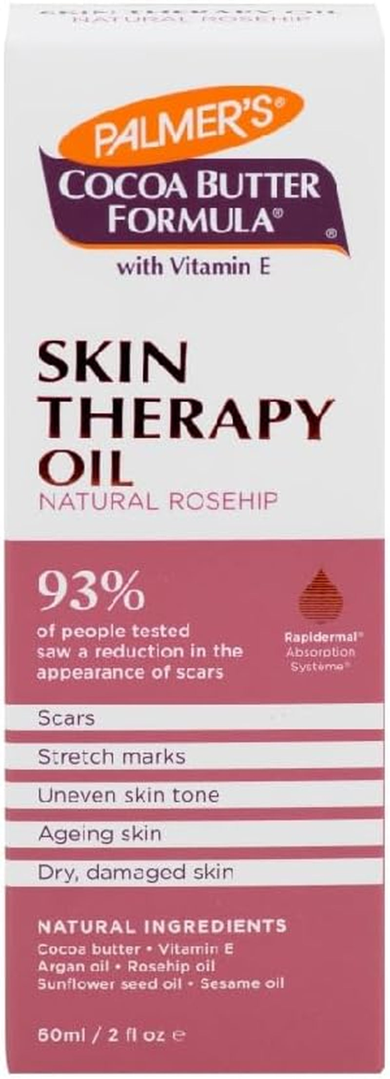 Cocoa Butter Formula Rosehip Skin Therapy Oil, 60Ml