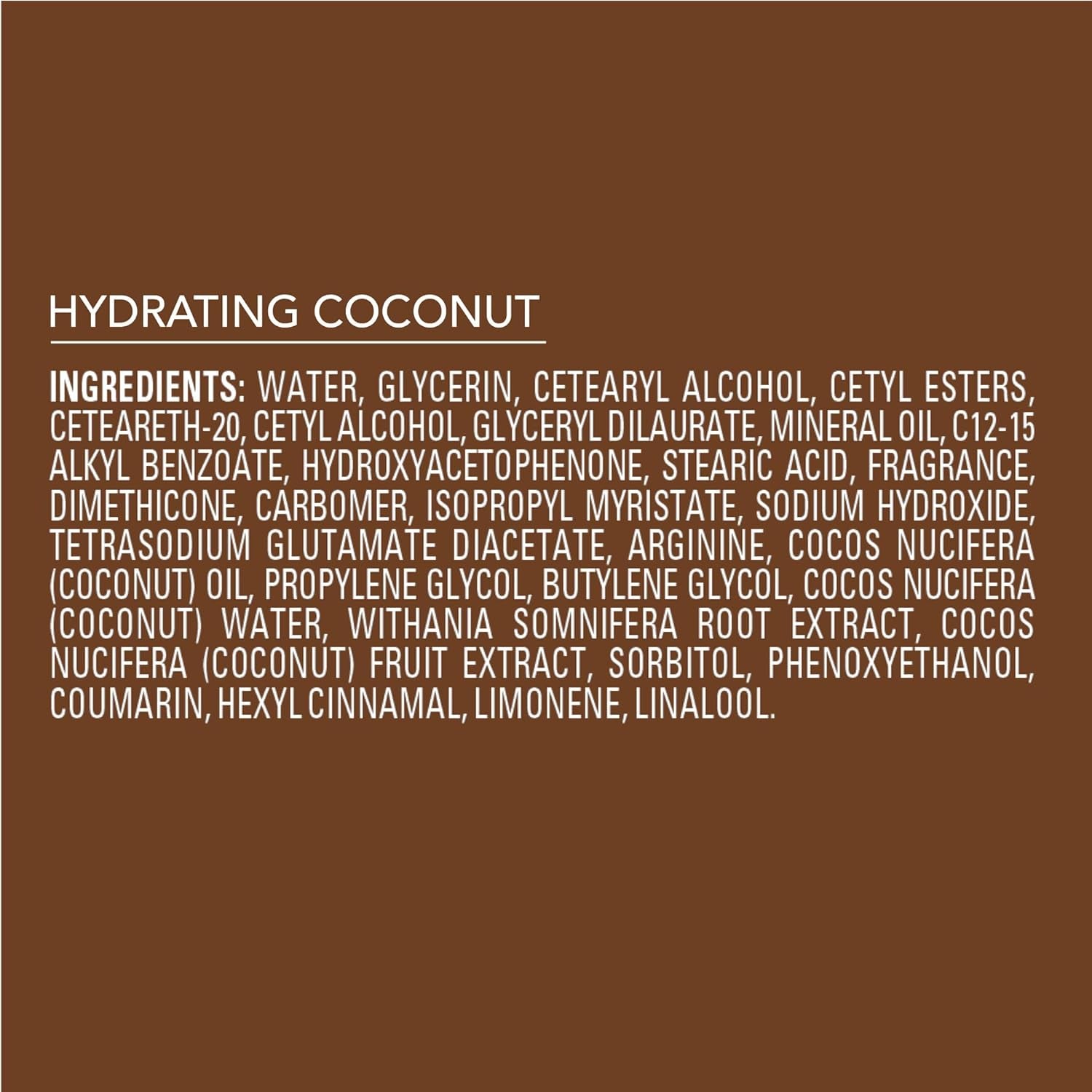 Hydrating Coconut Moisturizer for Dry Skin, 496 Ml, 16.8 Oz (21824)