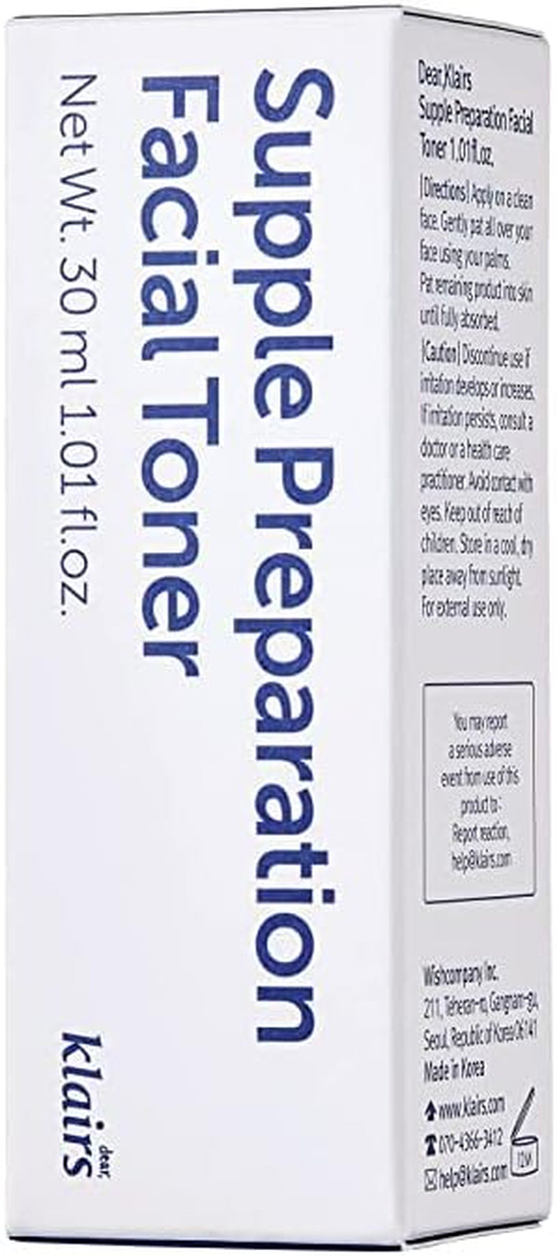 KLAIRS Supple Preparation Facial Toner 30Ml,