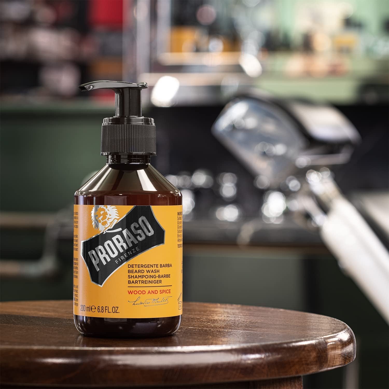 Refreshing Wood and Spice Beard Shampoo, Brown, 200 Ml (Pack of 1)