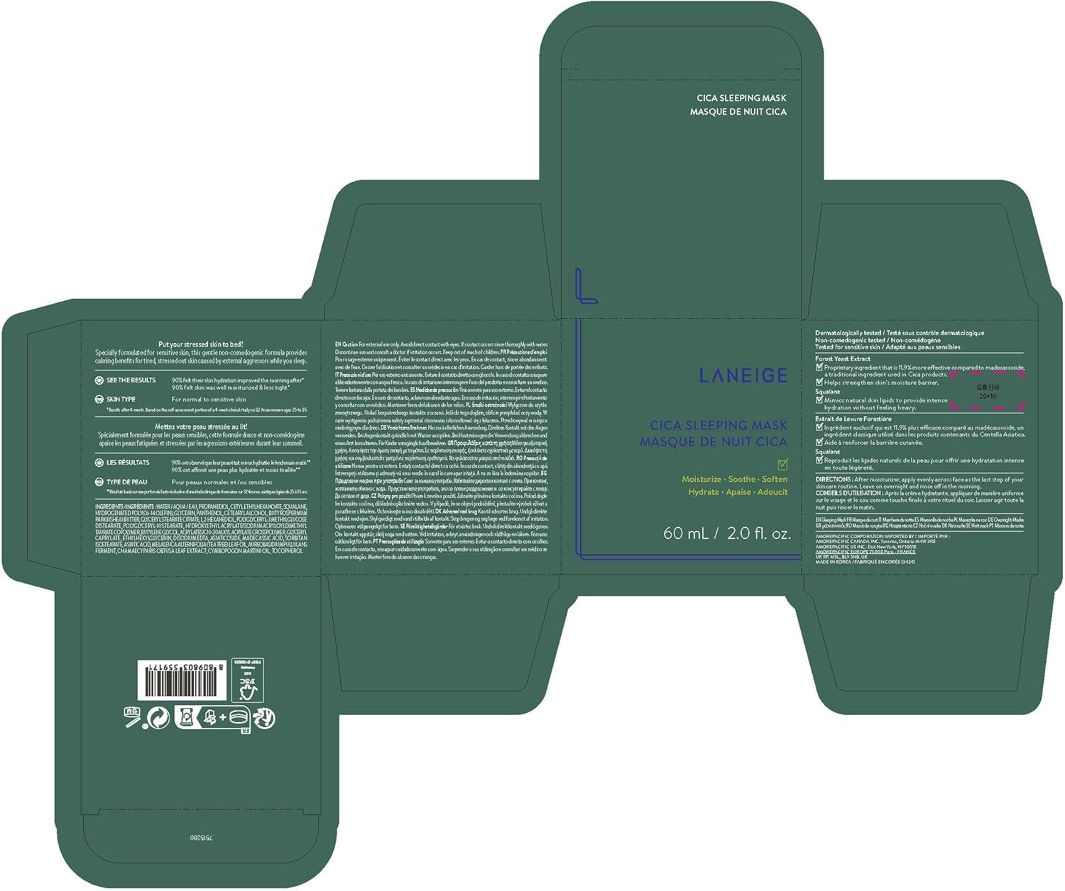 - Cica Sleeping Mask 60Ml