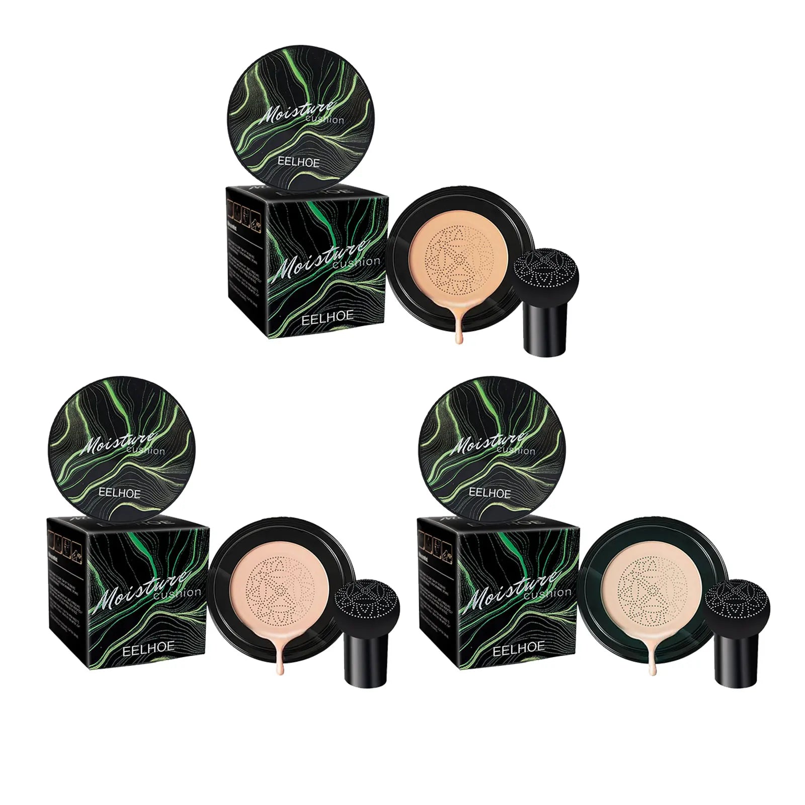Mushroom Air Cushion CC Cream Mushroom Head Waterproof Brighten Base Makeup Cosmetics Professional Concealing Foundation