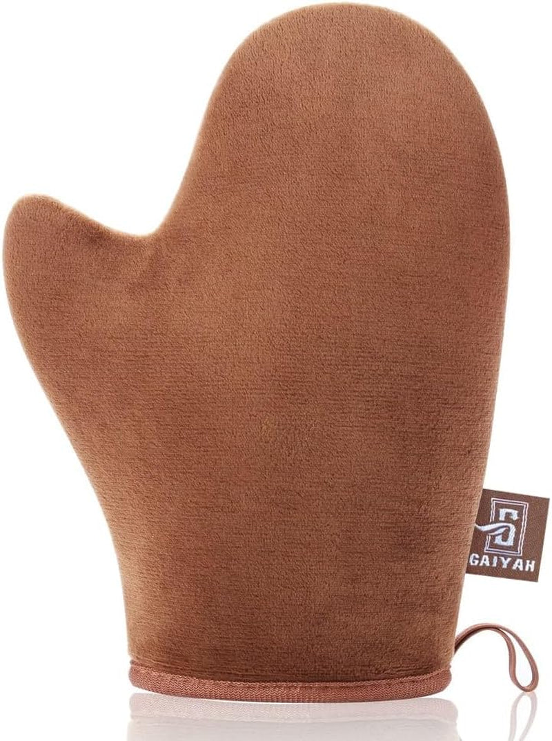 (Single) - GAIYAH Self Tanning Mitt Applicator - Sunless Tanning Mitt Self Tanner Mitt Self Tanning Mit Self Tan Mitt Self Tanner Applicator Mitt Tan Applicator Mitt with Thumb Ultra Soft Tanning Glove